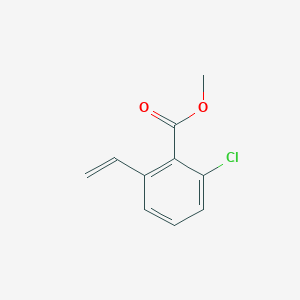 molecular formula C10H9ClO2 B8125409 Methyl 2-chloro-6-vinylbenzoate 