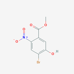 Methyl 4-bromo-5-hydroxy-2-nitrobenzoate