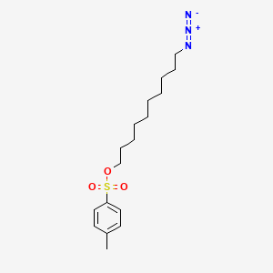 molecular formula C17H27N3O3S B8125508 Toluene-4-sulfonic acid 10-azidodecyl ester 