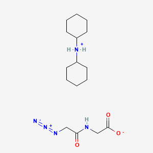 molecular formula C16H29N5O3 B8125528 Azido diglycine.DCHA 