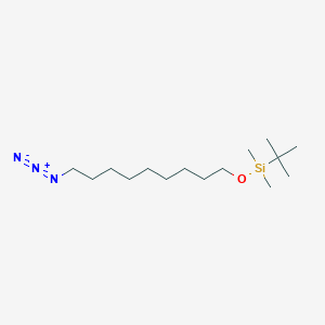 molecular formula C15H33N3OSi B8125562 (9-Azidononyloxy)-tert-butyldimethylsilane 