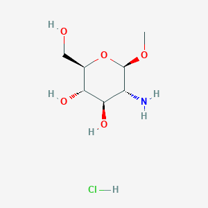 molecular formula C7H16ClNO5 B8125568 Methyl 2-amino-2-deoxy-b-D-glucopyranoside HCl 