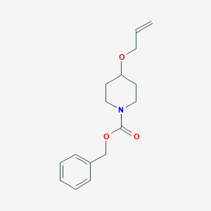 molecular formula C16H21NO3 B8125829 Benzyl 4-(allyloxy)piperidine-1-carboxylate 
