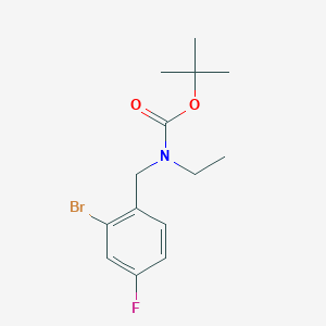 tert-Butyl 2-bromo-4-fluorobenzyl(ethyl)carbamate