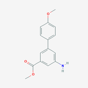 5-Amino-4'-methoxy-biphenyl-3-carboxylic acid methyl ester