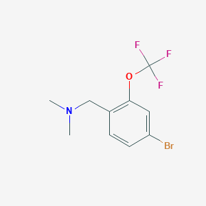 (4-Bromo-2-trifluoromethoxy-benzyl)-dimethyl-amine