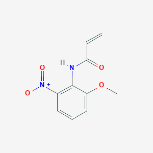 molecular formula C10H10N2O4 B8126166 N-(2-methoxy-6-nitrophenyl)prop-2-enamide 