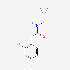 2-(4-Bromo-2-chlorophenyl)-N-cyclopropylmethylacetamide