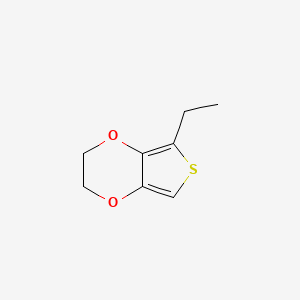 molecular formula C8H10O2S B8126373 5-Ethyl-2,3-dihydrothieno[3,4-b][1,4]dioxine 