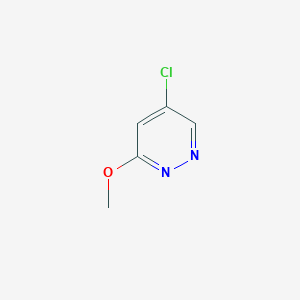 molecular formula C5H5ClN2O B8126389 5-Chloro-3-methoxypyridazine 