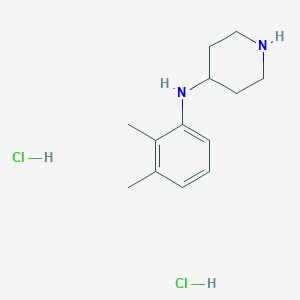 molecular formula C13H22Cl2N2 B8126446 (2,3-Dimethyl-phenyl)-piperidin-4-yl-amine dihydrochloride 