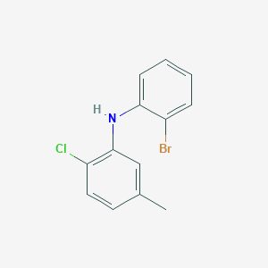 molecular formula C13H11BrClN B8126521 N-(2-Bromophenyl)-2-chloro-5-methylaniline 