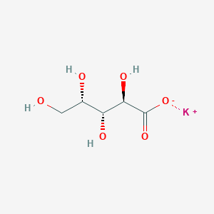 molecular formula C5H9KO6 B8126529 Potassium (2R,3R,4S)-2,3,4,5-tetrahydroxypentanoate 