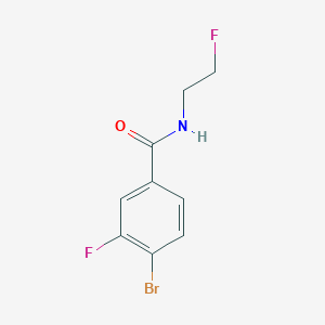 4-Bromo-3-fluoro-N-(2-fluoro-ethyl)-benzamide