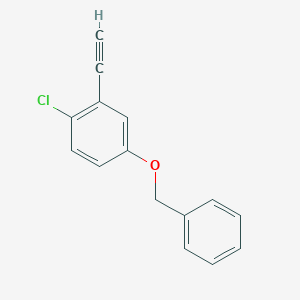 4-Benzyloxy-1-chloro-2-ethynylbenzene