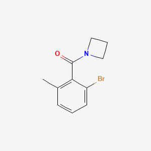 1-(2-Bromo-6-methylbenzoyl)azetidine
