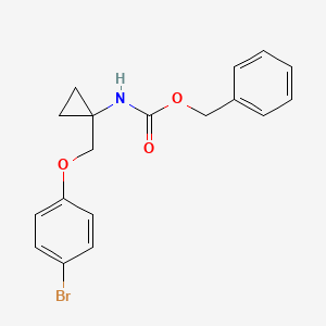 [1-(4-Bromophenoxymethyl)-cyclopropyl]-carbamic acid benzyl ester