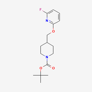 4-(6-Fluoro-pyridin-2-yloxymethyl)-piperidine-1-carboxylic acid tert-butyl ester