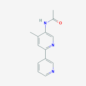 molecular formula C13H13N3O B8126974 N-(4-Methyl-[2,3'-bipyridin]-5-YL)acetamiden-(4-methyl-[2,3'-bipyridin]-5-YL)acetamide 