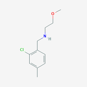 molecular formula C11H16ClNO B8127033 (2-Chloro-4-methylbenzyl)-(2-methoxyethyl)-amine 
