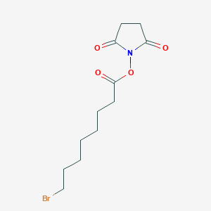 molecular formula C12H18BrNO4 B8127072 8-Bromo-octanoic acid 2,5-dioxo-pyrrolidin-1-yl ester 