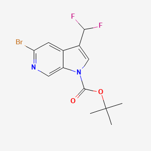 1-Boc-5-bromo-3-(difluoromethyl)-1H-pyrrolo[2,3-c]pyridine