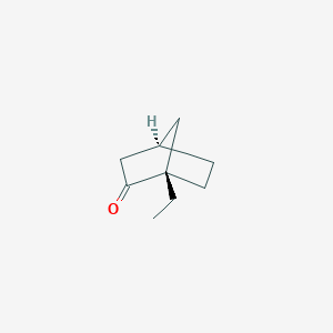 molecular formula C9H14O B8127214 (1S,4R)-1-ethylbicyclo[2.2.1]heptan-2-one 