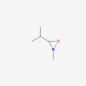 molecular formula C5H11NO B8127233 3-Isopropyl-2-methyl-1,2-oxaziridine 