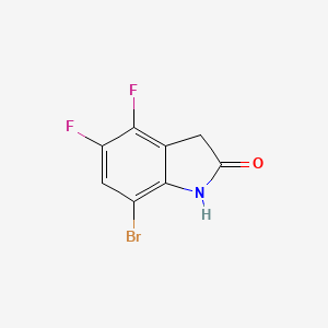 7-Bromo-4,5-difluoro-1,3-dihydroindol-2-one