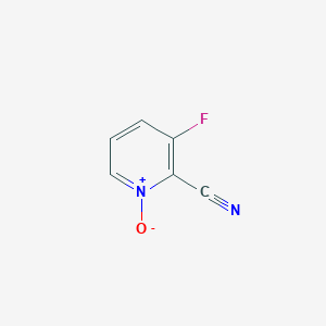 molecular formula C6H3FN2O B8127505 2-Cyano-3-fluoropyridine 1-oxide 