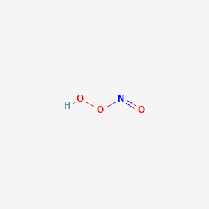 molecular formula HNO3 B081277 Peroxynitrous acid CAS No. 14691-52-2