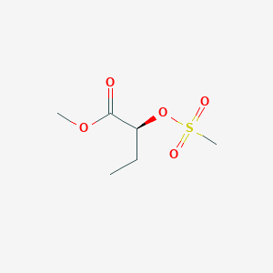 molecular formula C6H12O5S B8127765 Methyl (S)-2-((methylsulfonyl)oxy)butanoate 