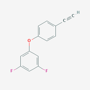 molecular formula C14H8F2O B8127812 1-(4-Ethynyl-phenoxy)-3,5-difluoro-benzene 