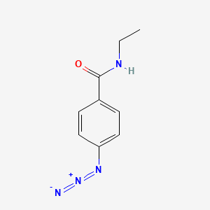 molecular formula C9H10N4O B8127836 4-azido-N-ethylbenzamide 