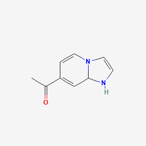 1-(1,8A-dihydroimidazo[1,2-a]pyridin-7-yl)ethanone