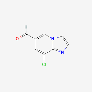 molecular formula C8H5ClN2O B8127972 8-Chloroimidazo[1,2-a]pyridine-6-carboxaldehyde 