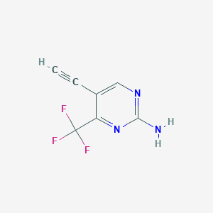5-Ethynyl-4-(trifluoromethyl)pyrimidin-2-amine