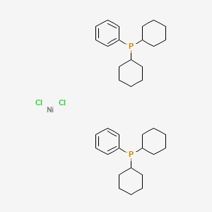 molecular formula C36H54Cl2NiP2 B8127994 Dichlorobis(dicyclohexylphenylphosphine)nickel(II) 