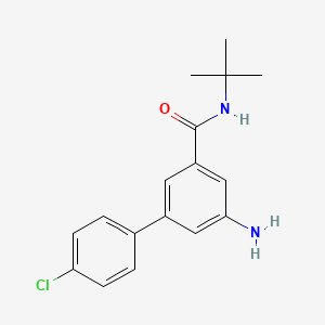 5-Amino-N-(tert-butyl)-4'-chloro-[1,1'-biphenyl]-3-carboxamide