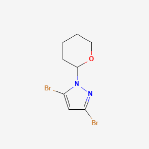 3,5-Dibromo-1-(tetrahydro-2H-pyran-2-yl)-1H-pyrazole