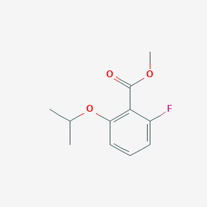 molecular formula C11H13FO3 B8128052 Methyl 2-fluoro-6-isopropoxybenzoate 