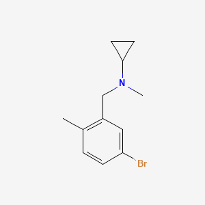 (5-Bromo-2-methyl-benzyl)-cyclopropyl-methyl-amine