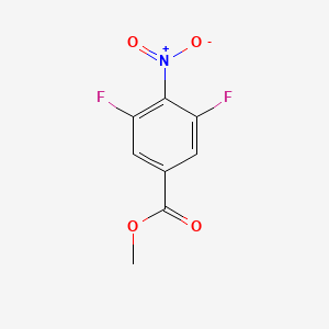 molecular formula C8H5F2NO4 B8128168 3,5-二氟-4-硝基苯甲酸甲酯 