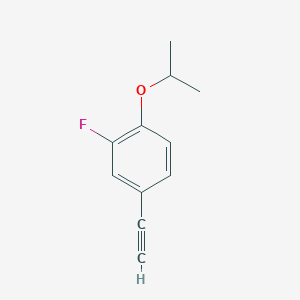 molecular formula C11H11FO B8128182 4-Ethynyl-2-fluoro-1-isopropoxybenzene 