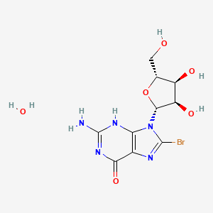 molecular formula C10H14BrN5O6 B8128289 CID 16211227 