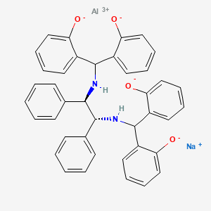 molecular formula C40H32AlN2NaO4 B8128314 (R,R)-CASA-Na 