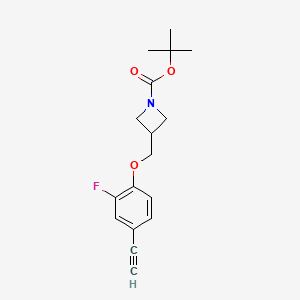 tert-Butyl 3-((4-ethynyl-2-fluorophenoxy)methyl)azetidine-1-carboxylate