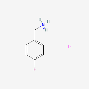 molecular formula C7H9FIN B8128522 4-Fluorobenzylammonium iodide 