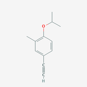 molecular formula C12H14O B8128706 4-Ethynyl-1-isopropoxy-2-methylbenzene 