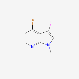 4-bromo-3-iodo-1-methyl-1H-pyrrolo[2,3-b]pyridine